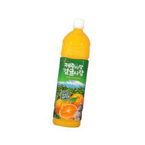 롯데 델몬트 제주사랑감귤사랑 1.5l 과즙？업소용 식자재 식재료 대용량 식당용 단체 급식용