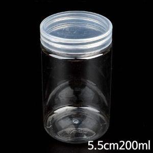 원형 플라스틱 보관 용기 5.5cm 200ml X20개