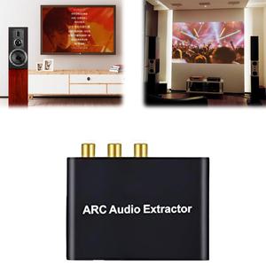 ARC 리턴 채널 컨버터 ARC to SPDIF 동축 LR 스테레오 3.5mm 잭 오디오 어댑터 HDTV 사운드바 앰프용
