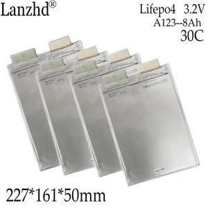 레이싱 카 전기 오토바이 파우치 셀 AMP20M1HD-A, Lifepo4 3.2V 30C, 하이 드레인 A123 Lipo 배터리, 8Ah,
