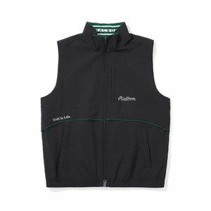 조끼 CQK M4121PVT02BLK 컬러라인 포인트 하이넥 베스트 BLACK (MAN)