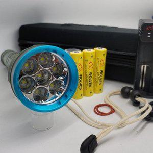 TA90 XM L2 수중랜턴 9000루멘 DIVER 26650배터리 풀 (WFH202O)