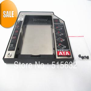 모듈용 Ultrabay 슬림 SATA 2차 Hdd 하드 드라이브 캐디 레노버 ThinkPad T400 T500 9.5mm