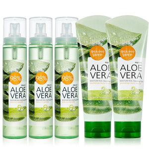 알로에 미스트 125ml 3개+클렌징폼 150ml 2개 과일나라