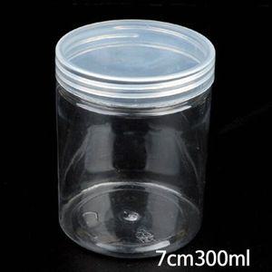 원형 플라스틱 보관 용기 7cm 300ml X20개 소