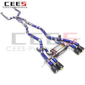 CEES 티타늄 캣백 배기 시스템 BMW 호환 M3/M4 G80/G82/G8X 30T  밸브 트로닉 파이프 머플러
