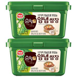 사조 해표 순창궁 12가지 양념쌈장 1kg x 2개 / 장류
