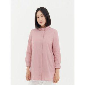 [크로커다일레이디]핑크 이중카라 포인트 집업 코트 CLBMCT101_P383980893