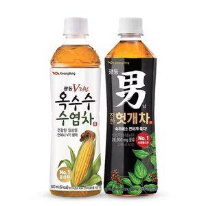 옥수수수염차 500ml 10pet+헛개차 500ml 10pet