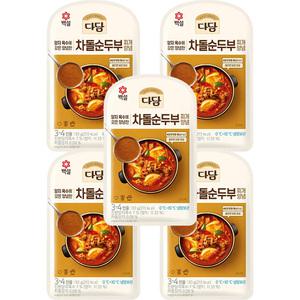 CJ 다담 차돌순두부 양념 130g x5개