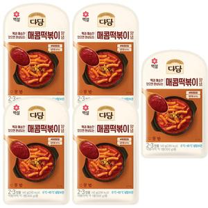 CJ 다담 매콤떡볶이양념 140g x5개