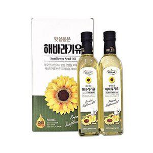[셀러허브 패션][JHQRLJGJ_52EP]명절선물 햇살품은 해바라기유 500ml 2P