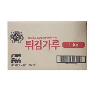[JHQRTED0_52ED]백설 튀김가루 1KG 1박스(10입)