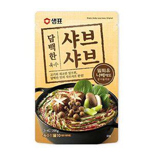 [셀러허브 패션][JHO4Q2PT_52EL]샘표 육수 담백한 샤브샤브 200g