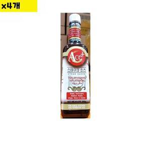 [MELJ2L00_52EN]식재료 도매 스테이크소스 ACE 260g x4개