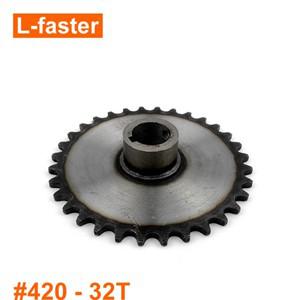 삼륜차 체인용 고정 체인휠 기어 스프로킷, 32 톱니, 24mm 휠 액슬과 호환 가능, #420