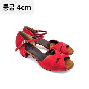 케이탑 D8087 레드세무 댄스화