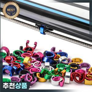 MUQZI-MTB 자전거 프레임 U 버클 브레이크 케이블 하우징 호스 튜브 시프터 가이드 고정 클립 10 개입
