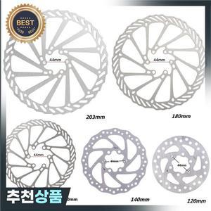MTB 자전거 브레이크 로터 203mm/180mm/160mm/140mm/120mm 6 인치 스테인레스 스틸 유압 디스크