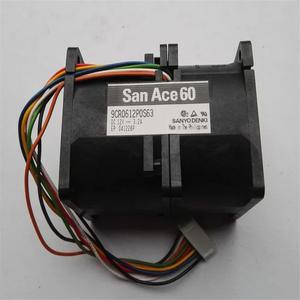 SANYO San Ace 60 팬 9CR0612P0S63 7076 60x60x76MM 서버 12V 3.2A 자동차 가압 볼 베어링 8선