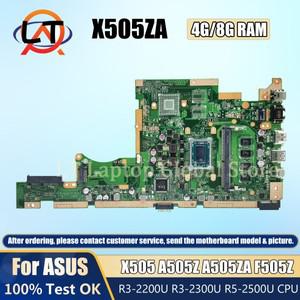 Asus Vivobook 15 X505 A505Z A505ZA F505Z 노트북 마더 보드 R3-2200U R3-2300U R5-2500U 4G8G-RAM
