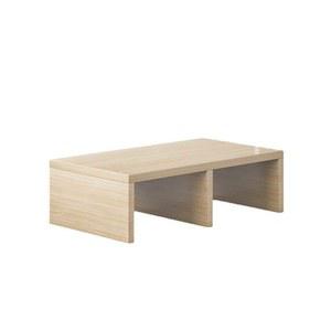 원목 받침대 나무판 발판 A타입 나무계단 실목 주방 디딤발 월넛 40x20x11cm