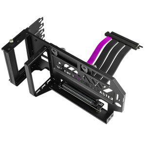 쿨러 Master 쿨러마스터 액세서리 수직형 GPU 카드 홀더 키트 V3 블랙, 프리미엄 라이저 케이블 PCI-E 4.0
