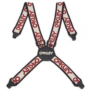 Oakley 남성용 팩토리 멜빵, 아크틱 화이트/아이언 레드