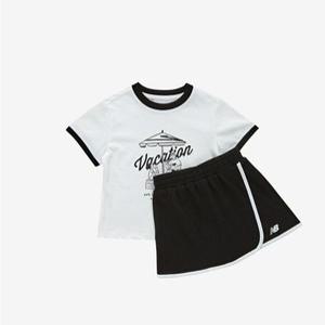 키즈(NB Kids) FAMILY HOLIDAY_여아 홀리데이 링거티셔츠 셋업 NK9YF2303G_(19)Black