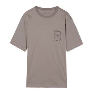 [롯데백화점]지이크 S/S 베이지 레터링 반팔 티셔츠 PEI8504_