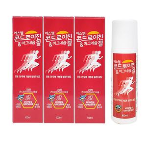 에스엠 콘드로이친&마그네슘 겔 100ml-3개/MSM함유 상어연골유래