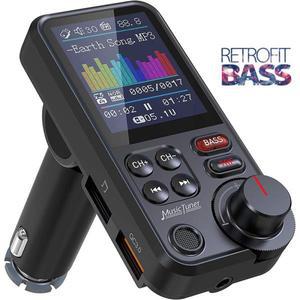블루투스카팩 호환 블루투스리시버 무선 동글이 차량용 무선 블루투스 Fm 송신기 Aux Qc3.0 충전 지원 고음
