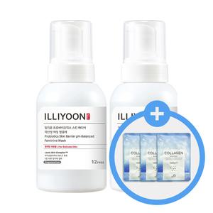 일리윤 프로바이오틱스 스킨 배리어 약산성 여성청결제 300ml x2개 + 사은 마스크팩 x10개