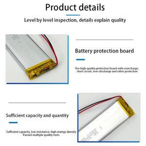3.7V 4025130 Long Strip Lipo Rechargeable 1500mAh Battery For Bar Bike Bluetooth LED Light Massager