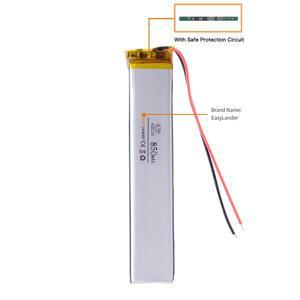 3.7V 850mAh 4020100 태블릿 PC용 폴리머 리튬 이온/리튬 이온 배터리 7인치 9인치 mp3 mp4