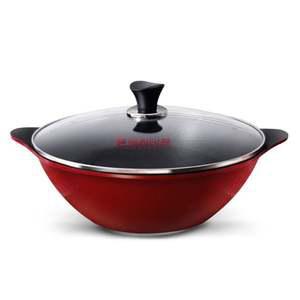 키친아트 세라믹 웍 궁중팬 볶음팬 양수 냄비 32cm