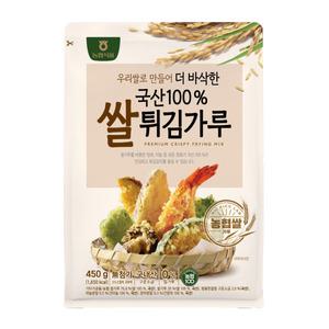 농협 국산100% 쌀 튀김가루/국산/우리쌀 450g X7개 X1박스