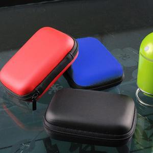 외장 USB 하드 드라이브 디스크 운반 케이스 2.5 인치 HDD 가방 SSD 이어폰 보관 박스 지퍼 파우치