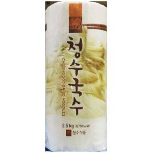 청수 두루포장 소면국수 2.5K물 비빔 골뱅이무침 사리 잔치