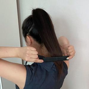 예쁜 똥머리만들기 긴스틱 머리고정 철사스틱 당고머리 보조링 브라운