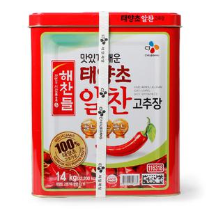 [연중무휴] 해찬들 태양초알찬고추장 14kg