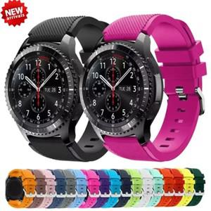 호환품 삼성 갤럭시 시계 7/5/6/4/3/46mm/active2/Gear s3 프론티어/스포츠 실리콘 팔찌 화웨이 GT 4/3/2/2