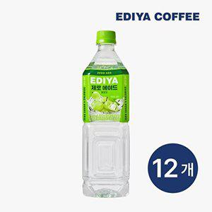 [이디야커피]이디야 (PET)제로 에이드 청포도 1000ml X 12개