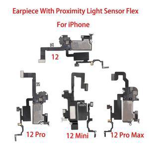 귀이어폰 플렉스 iPhone X Xs 11 12 Pro Max XR 미니 근접 센서 사운드 스피커 케이블 전화 얼굴 ID 부품