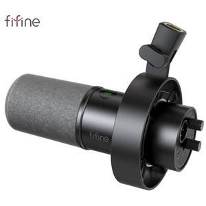 스탠딩마이크 게인 노브터치 음소거헤드폰 잭 FIFINE USBXLR 마이크 PC 사운드 카드 녹음 마이크-K688W 화