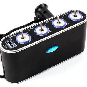 ZENON 제논 스위치 USB 4구소켓 차량 자동차 멀티 승용차 충전 시거잭 시거