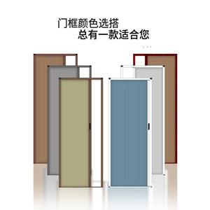 가정용 자바라 슬라이딩도어 파티션 폴딩 화장실 색상 회색 현관중문 갈색 01