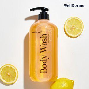 [웰더마] [썸머한정] 레몬트리 시그니처 향긋 순한 대용량 바디워시 1000ml
