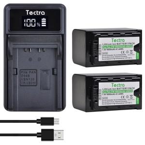 파나소닉 호환 AG-VBR59BGH1HC-X1HC-X1500HC-X2000AG-CX10AG-CX350AG-UX180AG-AC30용 2PCS 5600mAh VW-VBD5