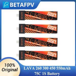 BETAFPV LAVA 1S 260 300 450 550mAh 75C 80C 배터리 BT2.0 FPV 레이싱 드론 비행기 완구 용 커넥터